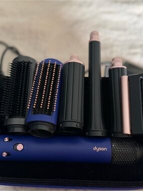 Dyson Blue and Pink Multi-Attachment Hair Styler Set